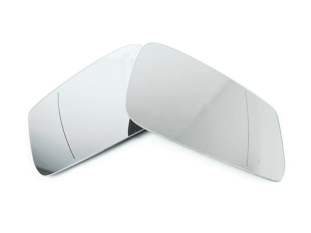 Left Exterior Mirror Glass For BMW E46 Coupe/Convertible - Aspherical Blue Heated